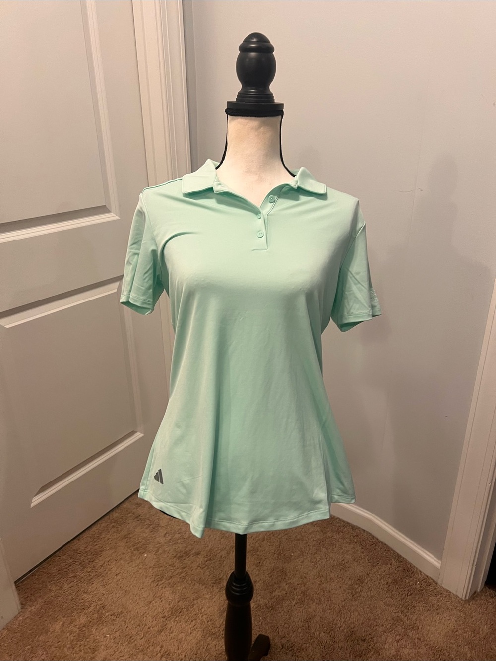 NWT Adidas Ultimate365 Golf Polo Shirt Mint Green Medium